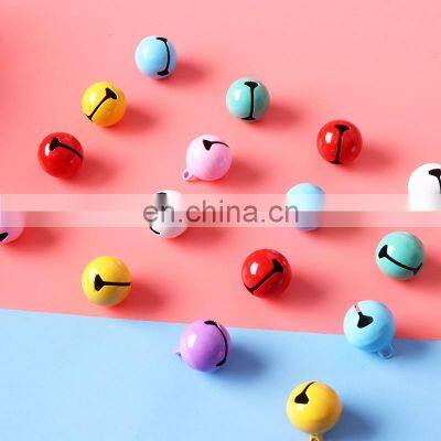 50Pcs 12Mm Beautiful Candy Color Cheap Christmas Bells Copper Loose Metal Beads Jingle Bells Christmas Decoration Pendants photo-4