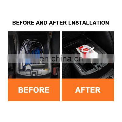 Interior Accessories Parts Silicone Armrest Rest Storage Box Center Control Console Organizer Tray For Nissan Rogue Sport 17-18 photo-2