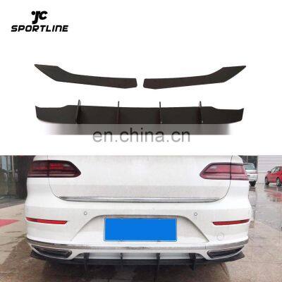 Glossy Black ABS Rear Diffuser for Volkswagen VW Arteon 2019 2020