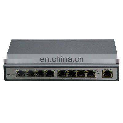 Nice price 10/100/1000M 15.4w  poe switch 8 port without uplink port