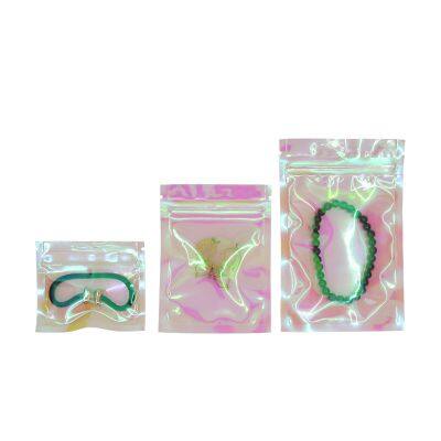 Custom Design Logo Clear Plastic Zipper Blank Cosmetic Bags For Cosmetics Earrings Jewelry photo-2