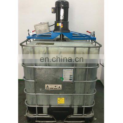 paint viscosity fluid electric agitator Tote IBC mixer