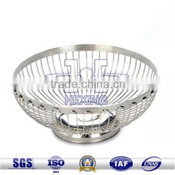 Stainless steel wire mesh fruit basket