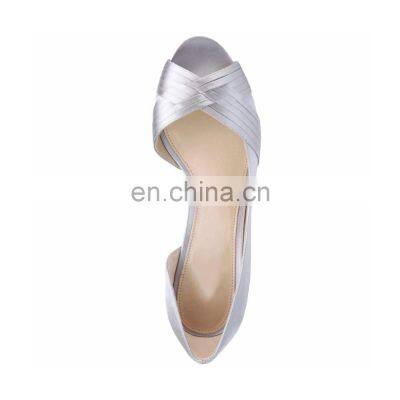 Women Latest Slip on Design Med Heels Peep Toe Cover Heel Sandals Shoes photo-5