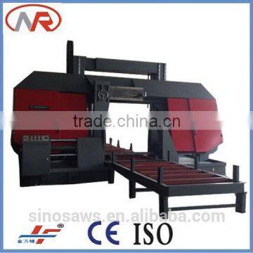 GZ42100 China Double Column Hydraulic Horizontal Band saw machine used portable sawmill