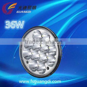 5inch round hi low beam 36w led sealed beam,led work lights 36W led work lamp for heavy, 24V 4x9 inch Diecast aluminum 10-30v