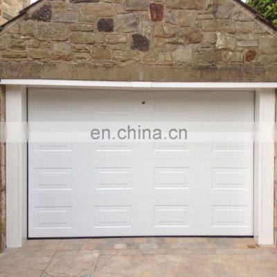 Automatic overhead garage door sectional garage door remote controlled