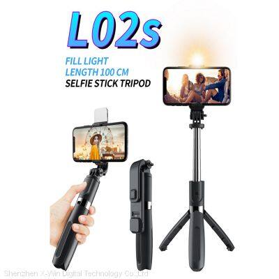 L02s   Fill Light Bluetooth Tripod Selfie Stick