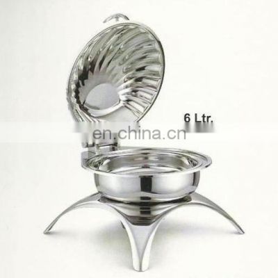 round stainless steel chafing dish