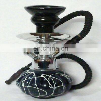 black and white glass hookah shisha for sale