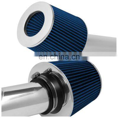 AUSO Blue Air Intake System Kit W/Blue Filter For 03-06 Infiniti G35 High Flow Short Ram