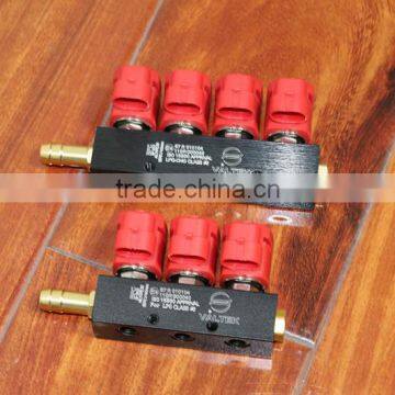 lpg cng injector nozzle rail for 3/4/6/8 cylinders