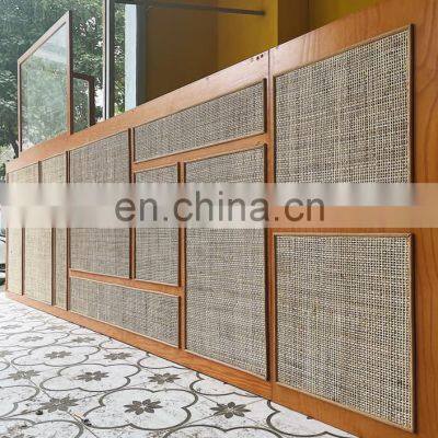 Vietnam High Quality Wholesale Natural Mesh Furniture Bleached Square Woven Rattan Cane Webbing
