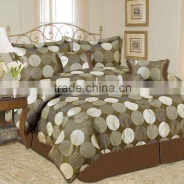 7pcs 100% Polyester Beautiful Choice Hotel Living Bedding Set