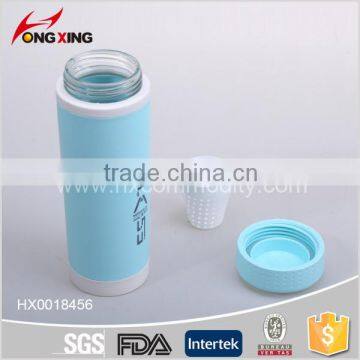 300ml whosesale Creative design glass water bottle for kids