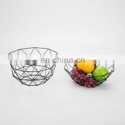 Manufacturers Countertop Organizer Container Gift Wholesale Bowl Dining Table Fruit Baskets Metal