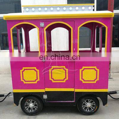 Amusement Park Rides Trackless Train Set Battery Operated in Mall photo-4