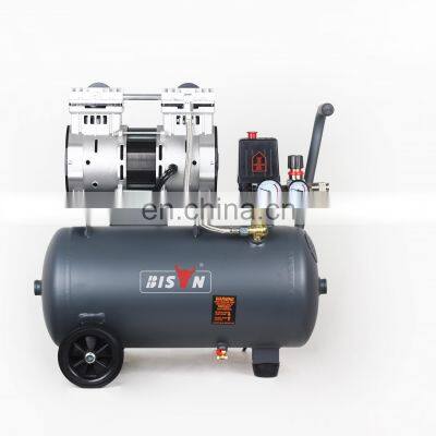 Bison China 2Hp Delicate Appearance 2 Pole Oil Free Air Compressor For Car