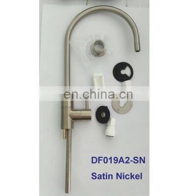 Air Gap Water Filter Drinking Water Lead-free Faucet Satin Nickel Kitchen Faucets photo-2