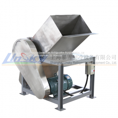 Block ice crusher