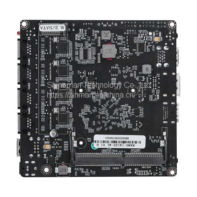 Intel N4000 2-Core Nano PC Motherboard for NUC PC w/ UHD Graphics 600 Dual 4K Display 4*Gigabit LAN 4*RJ45 photo-2