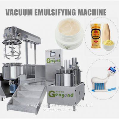 High Shear Industrial Cosmetic Cream Mayonnaise Making Toothpaste Mixing Equipment Vacuum Homogenizer Emulsifier Mixer Machine