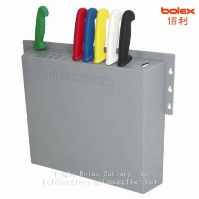 Professional Knife Racks Holders Storages Roll Kit Bags Bars Supporters Blocks Sheathes Scabbards for Chefs Butchers Anglers Hunters China photo-5