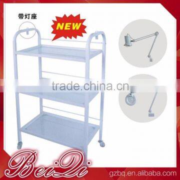 Beiqi Chromatique Professional Rollabout Rolling Trolley with Lampholder Salon Spa Hair Tools Station