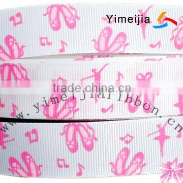 Printed grosgrain ribbons imported