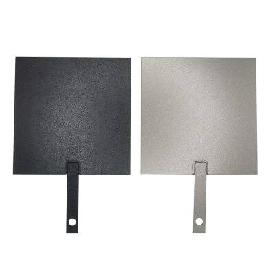 Titanium Electrodes 2PCS for Electrochemical Application, Titanium Anode Plate with MMO Ruthenium-Iridium Coating