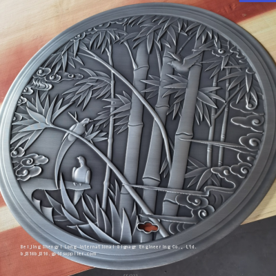 Bronze Plate Characters, Copper Characters Inlay, Copper Relief Sculptures, Copper Ground Relief, Pedestrian Street Scenic Area Sculptures