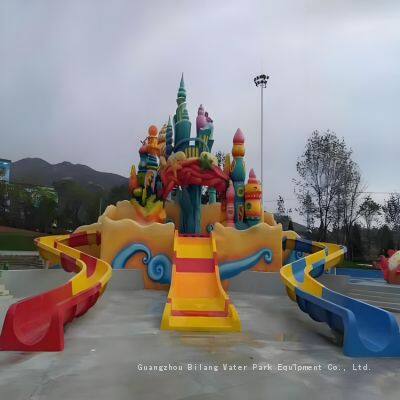 Water Park Equipment Family Water Slide Family Combination Slide