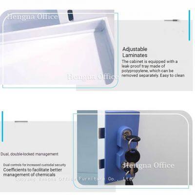 Heavy Duty 45 Gal Polypropylene Corrosive Cabinet WGOE3 | Leak-Proof 1650mm Height Safety Storage | Best for Industrial Chemical Plants|Serving German photo-4