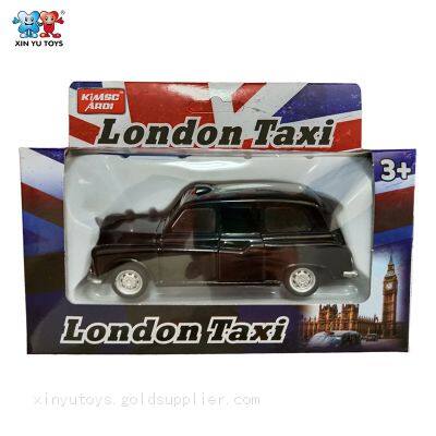 KIMSCARDI 1/36 Scale London Taxi Diecast Cars Wholesale Open Doors Pullback photo-2