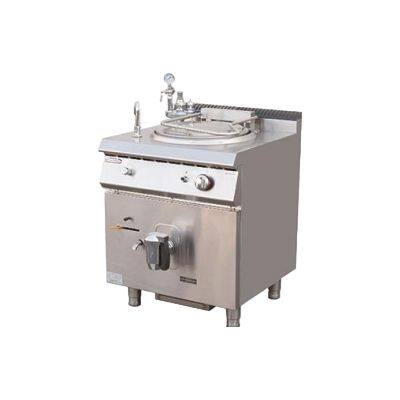 Industrial Gas Boiling Pan With 20kW Fan Power and 16mm Griddle Thickness