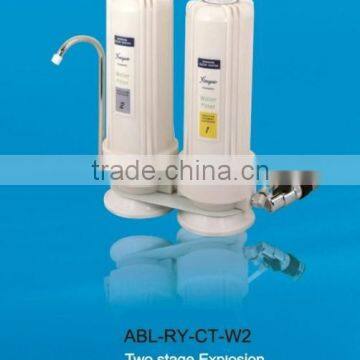 Counter top water purifier with metal connector RY-CT-W2