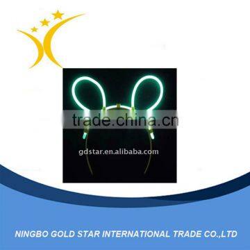 Pretty cute glow LED plush bunny ears