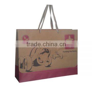 Flat Handle Kraft Paper Bag