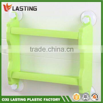 2 Layers Multi-function Plastic Bathroom & Kitchen Storage Shelf With Super Suction photo-3