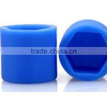 High quality silica gel car hub wheel hex bolt caps nut covers