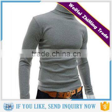 2016 Men High Neck Skintight Pullover Sweater