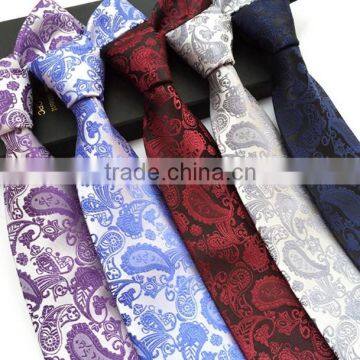 100% Silk Men Paisley Causual Business Wedding Party Luxury Necktie