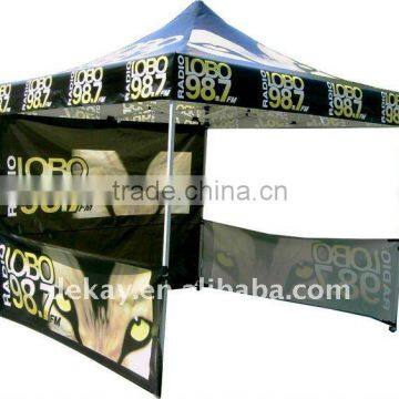 3x3m outdoor promotional gazebo canopy screen hex frame tent