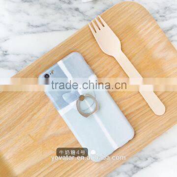 Soft Silicone Mobile Phone Case Simple Style Cell Phone Case for IPhone6/6 Plus With Ring Stand photo-4