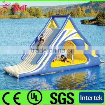Inflatable Floating Water Slide / Adult Size Inflatable Water Slide