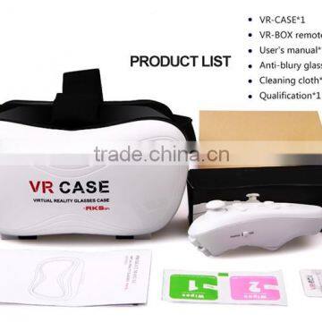 VR Case 5th Headmount 3D Glasses Virtual Reality 3d Glasse Headset for Mobile Phone With Bluetooth Remote Controller II photo-2