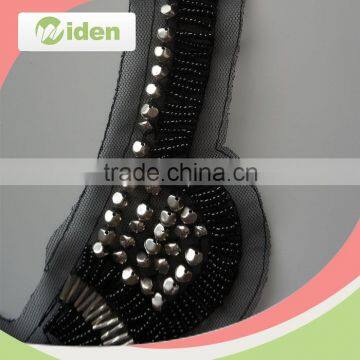 Bridal Lace Fabric Wholesale African Tulle Lace Beaded Lace Trim photo-5