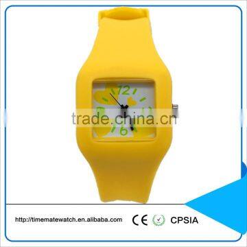 custom logo silicone watch from china watch factory fashion bracelet wrist watch