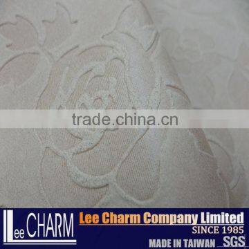 100% Polyester Rose Patterns Leather Fabric for Interior Design photo-5
