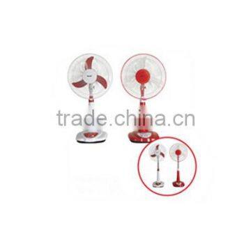 Latest Innovative 16 inch Electric Rechargeable Emergency Standing Fan With Lighting System